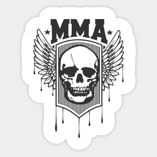 MMA SKULLS Sticker